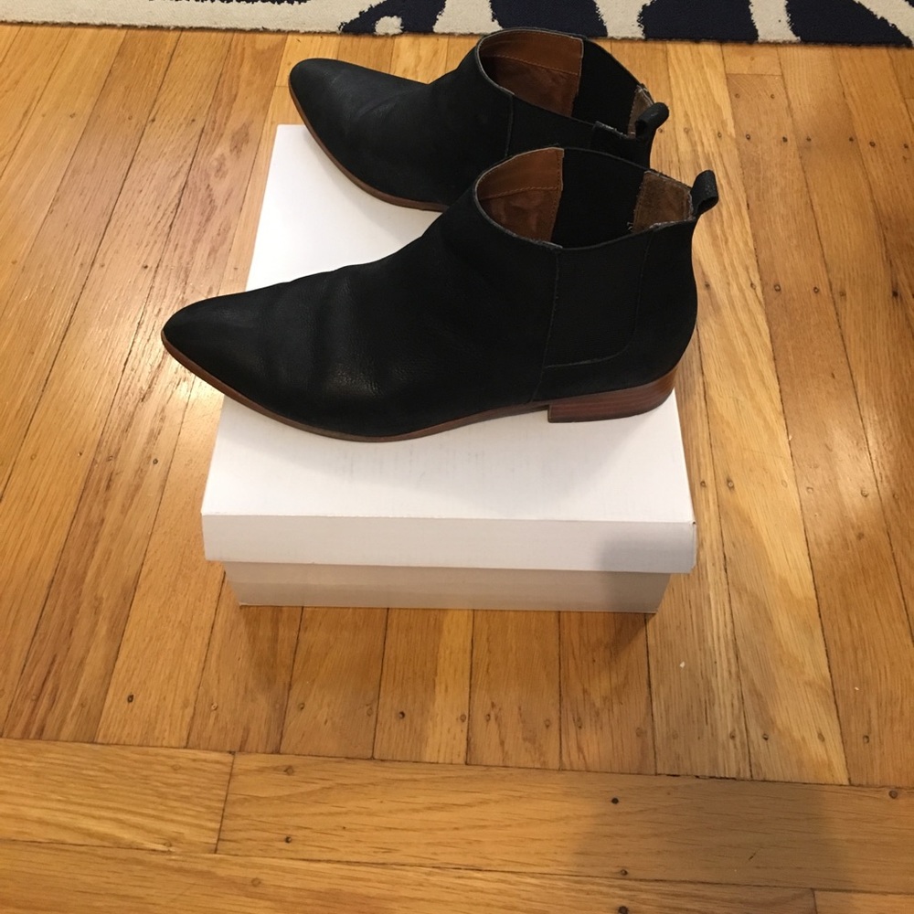 Black Suede Booties