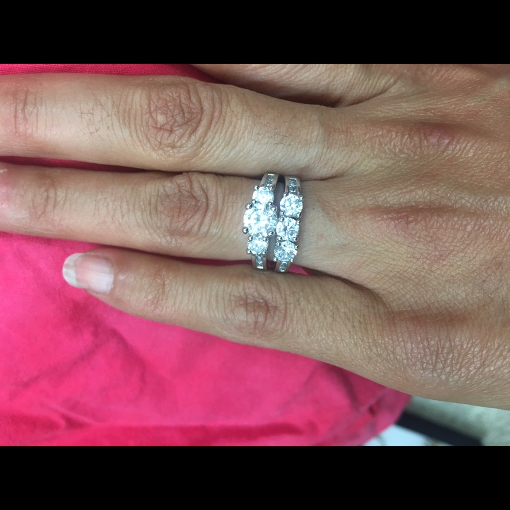 10 k gold wedding ring set- SOLD