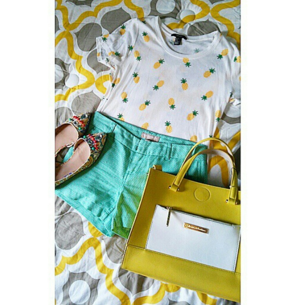Lime yellow Catherine Malandrino Bag