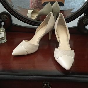 Calvin Klein Bone colored Heels