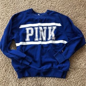 Blue PINK Brand Campus Crew