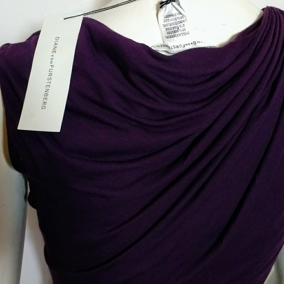Diane von Furstenberg Francia Draped Front Dress