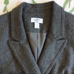 tailored fit grey blazer