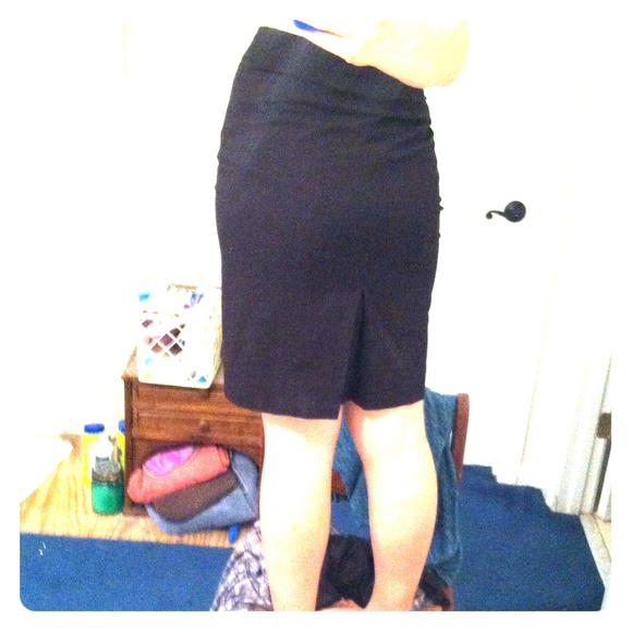 ❤️WHBM BLACK PENCIL SKIRT❤️ - Picture 1 of 4