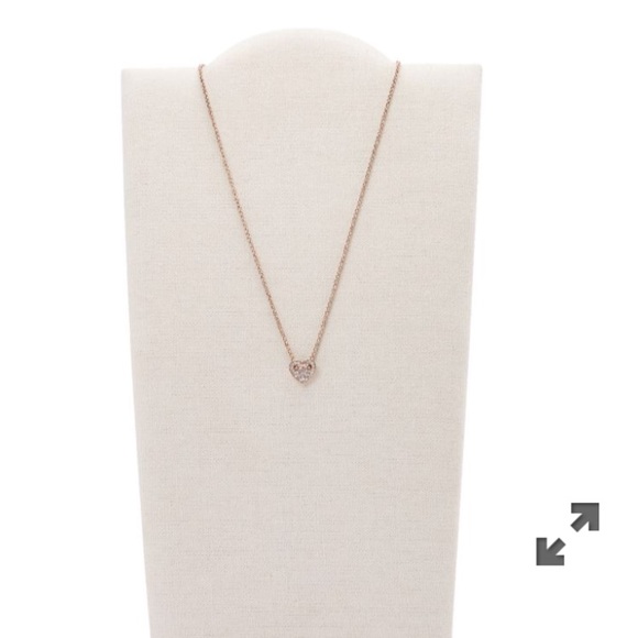 Fossil heart necklace - Picture 2 of 3