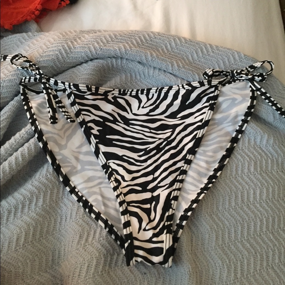 American Apparel Zebra Print Bikini Bottom