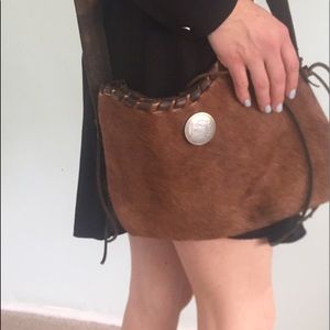 No label cowhide purse. Handmade.