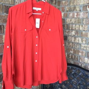 Loft long sleeve top. NWT. XS