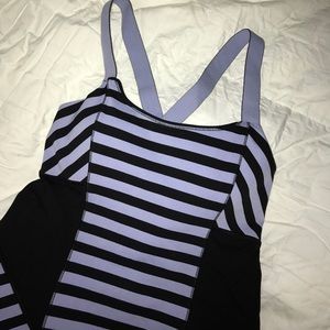 Striped lululemon tank top
