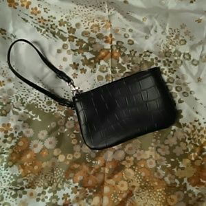 Leather wristlet