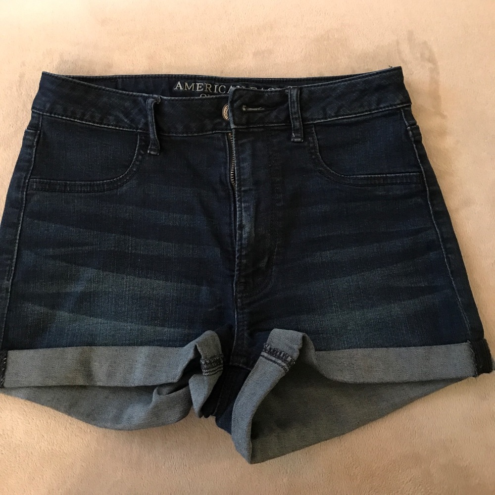 AEO Dark Denim Sky High Shortie