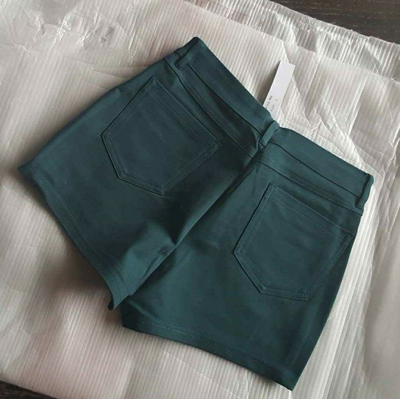 🍍New High Waisted Teal shorts - Picture 2 of 2