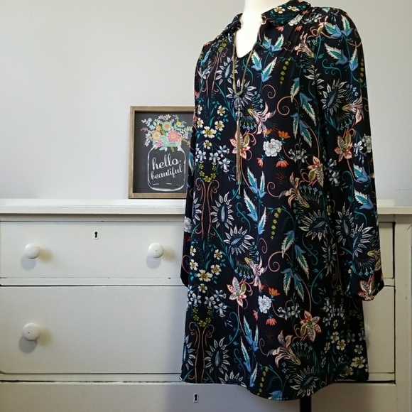 Tea Time Peasant Dress - Picture 2 of 5