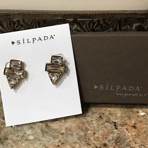 Silpada Rhinestone Earrings
