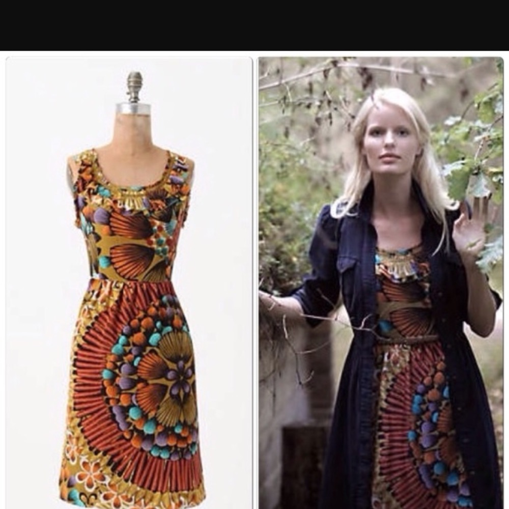 Anthropologie Lappula Dress 2 Edme & Esyllte