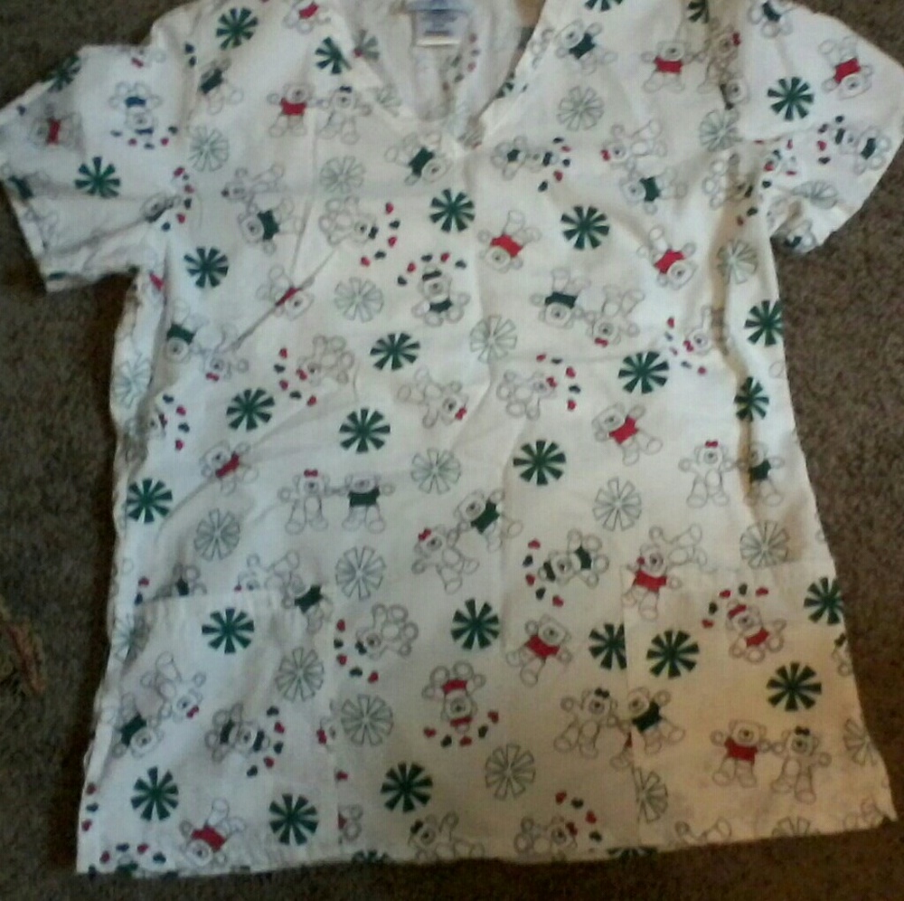 Winter scrub top