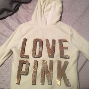 Medium VS PINK Jacket (Cream Color)