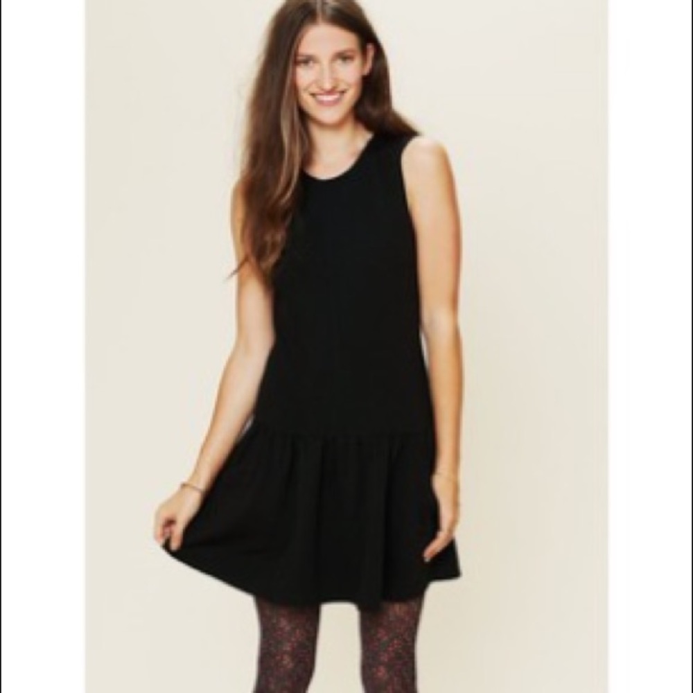 Free People Double Knit Dropwaist Dress XS