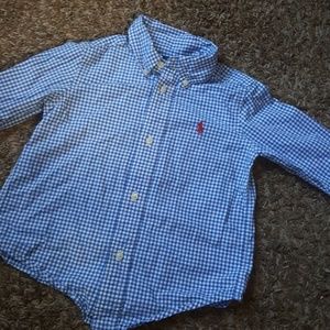 Ralph Lauren long sleeve button up 2t