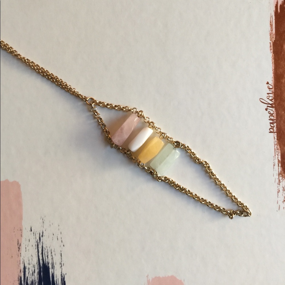 Quartz Stone Necklace.