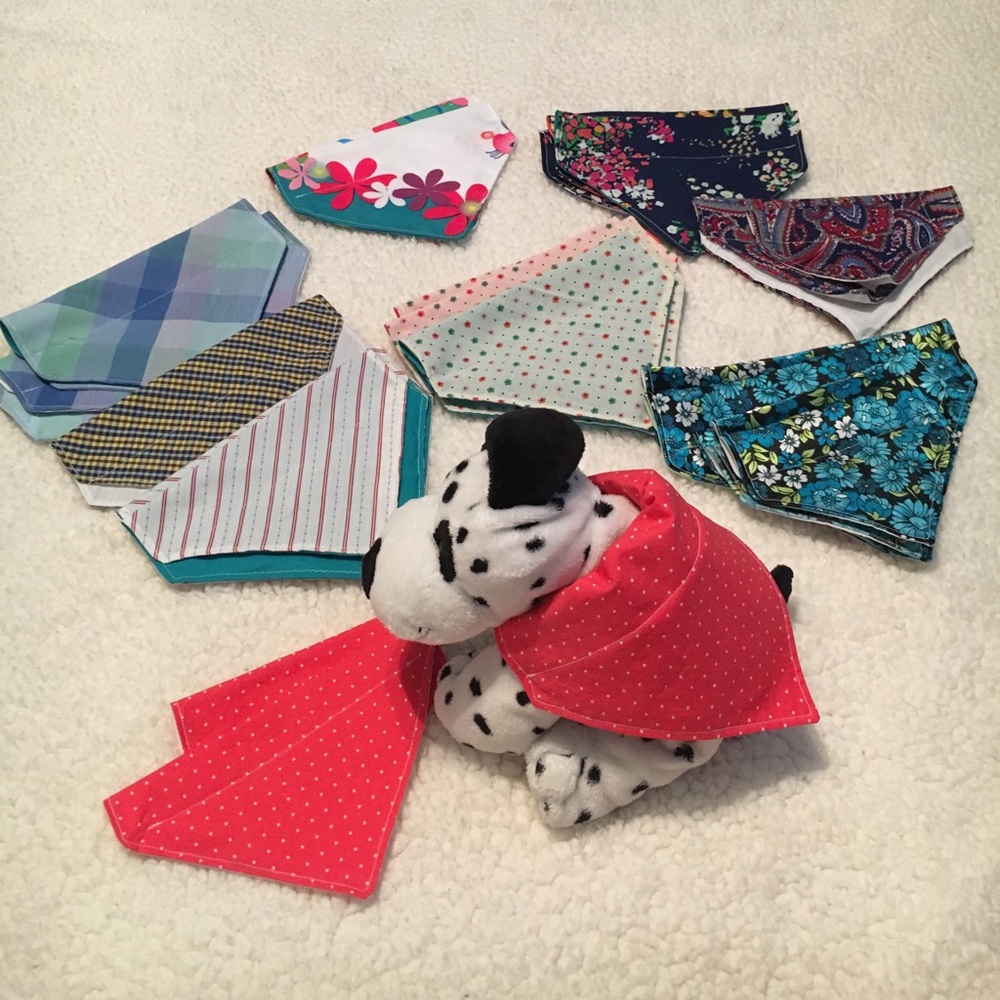 SOLD HANDCRAFTED puppy/dog/cat collar bandanas! - Picture 2 of 7