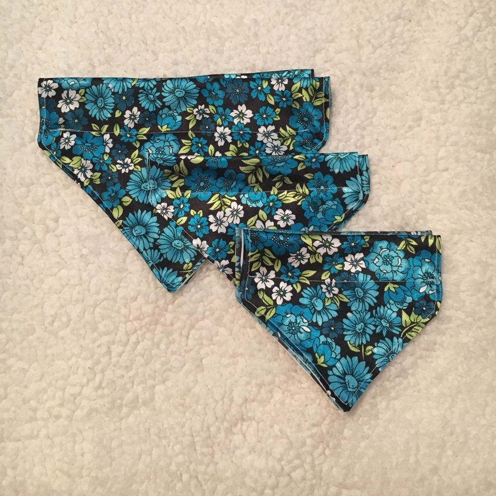 SOLD HANDCRAFTED puppy/dog/cat collar bandanas! - Picture 4 of 7