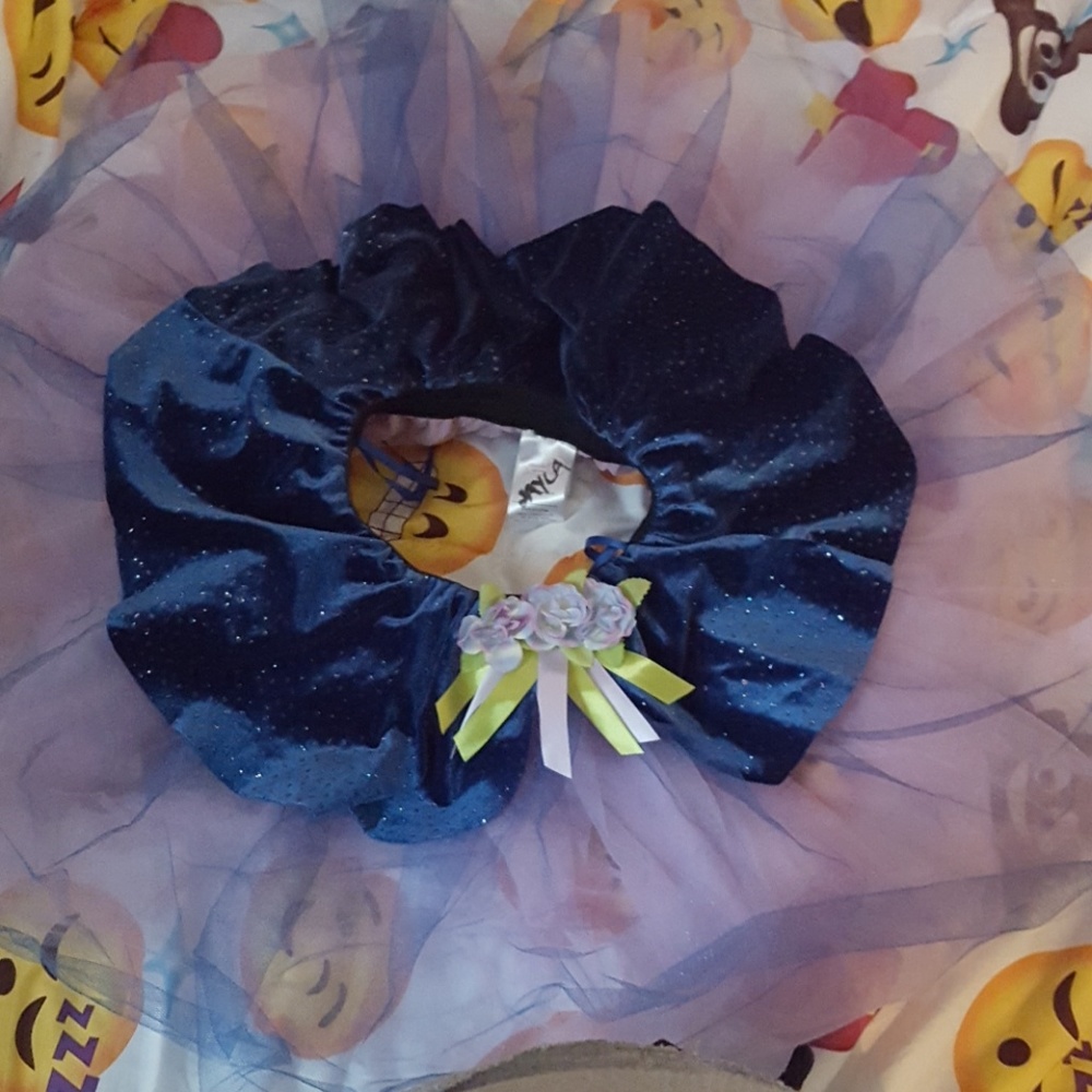 3 piece dance costume with 2 accessories