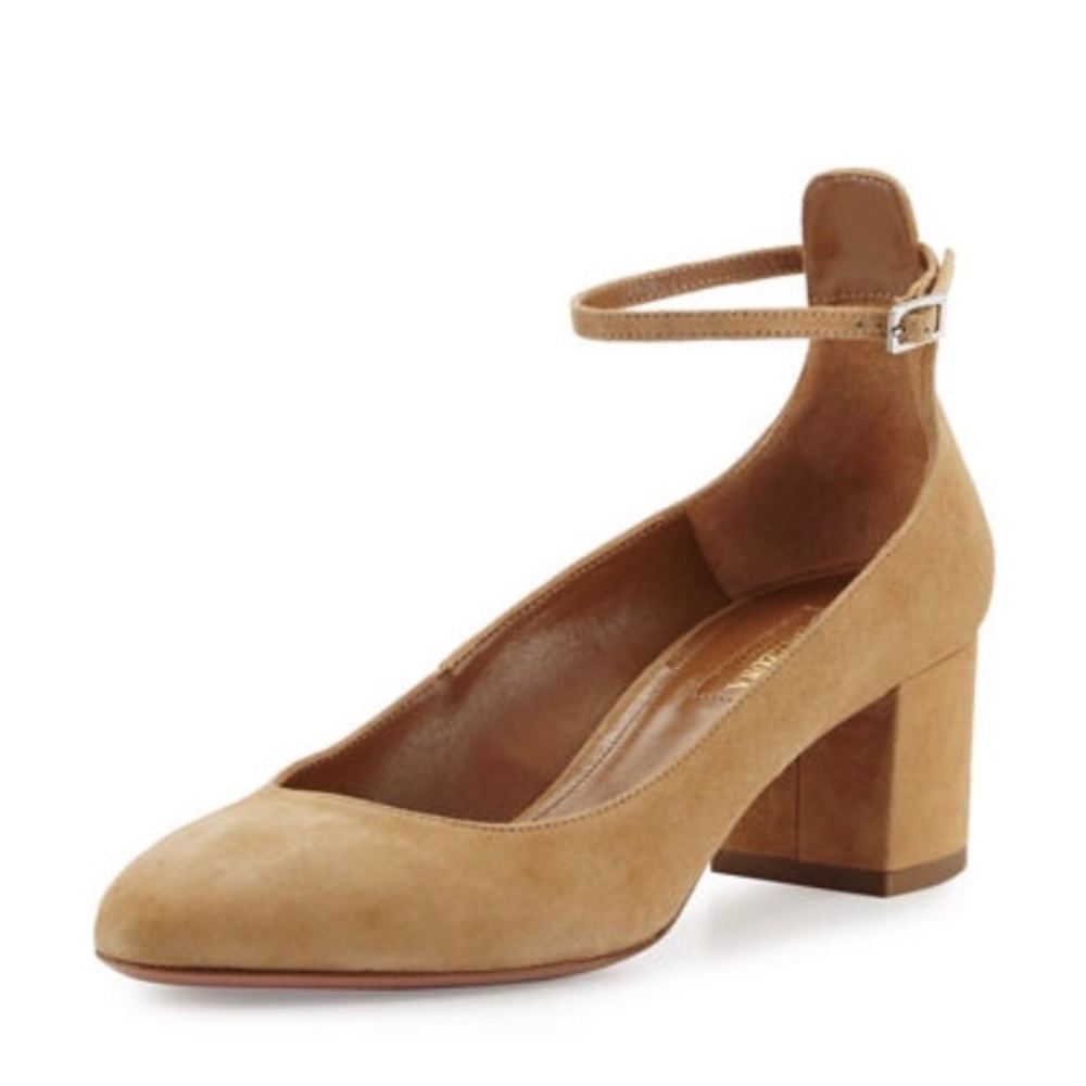 SOLD ON TRADESY🚫 NIB Aquazzura Alix Block Pumps - Picture 1 of 4