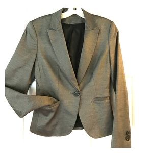Express Silver/Black Suit jacket