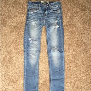 Ripped Hollister Jeans