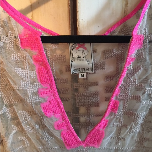 Yoana Baraschi sheer crochet and mesh dress - Picture 3 of 5