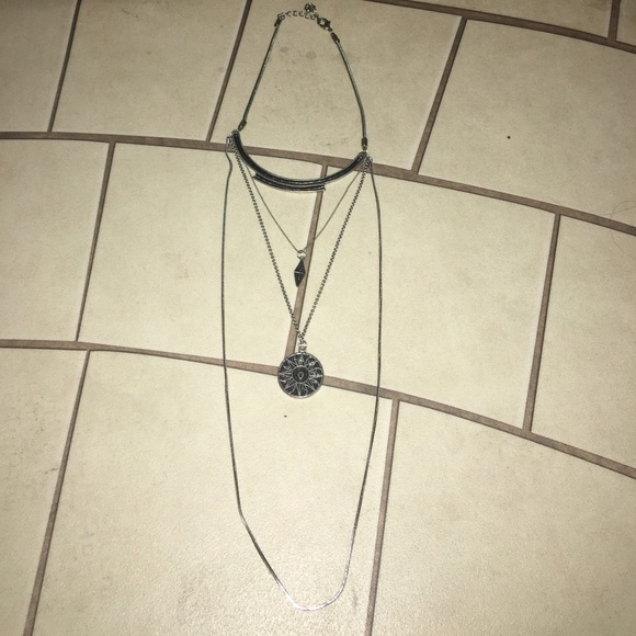 Free People Layered Chocker Necklace - Picture 2 of 3