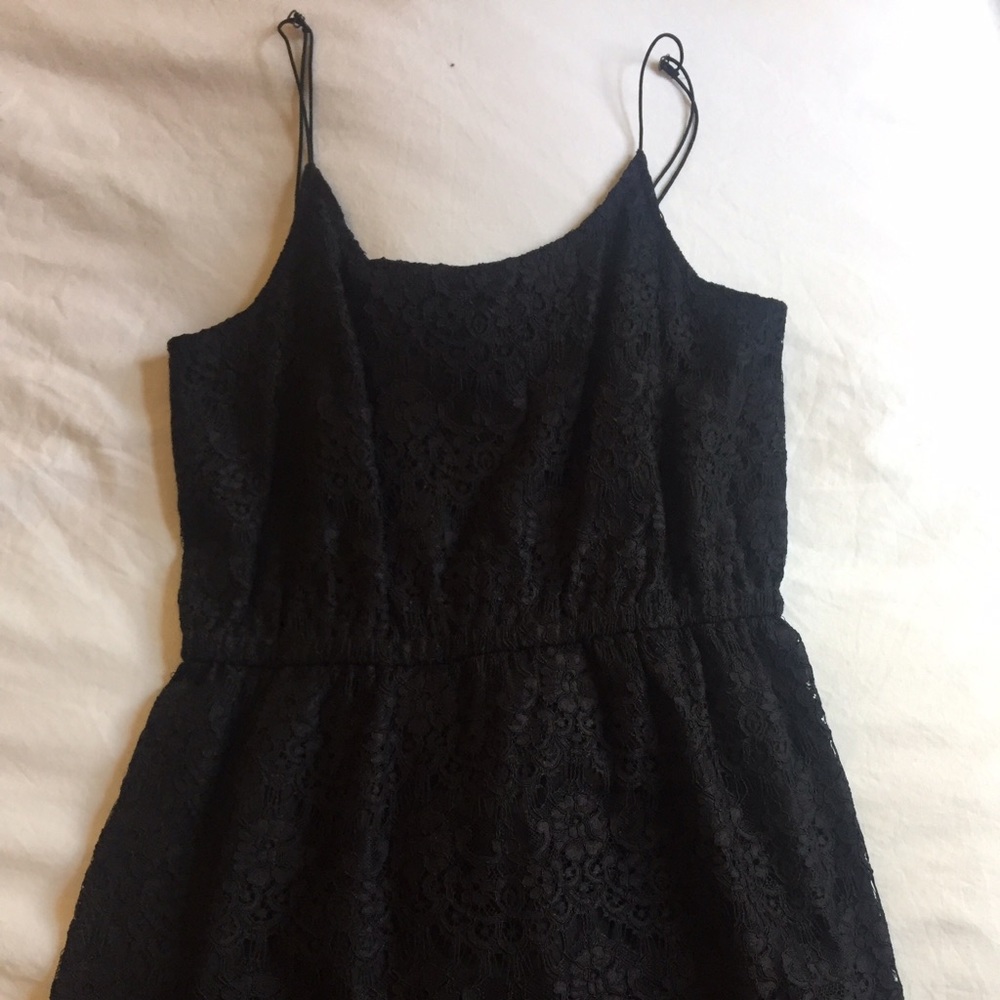 Madewell Broadway and Broome Black Lace Dress Sz 2