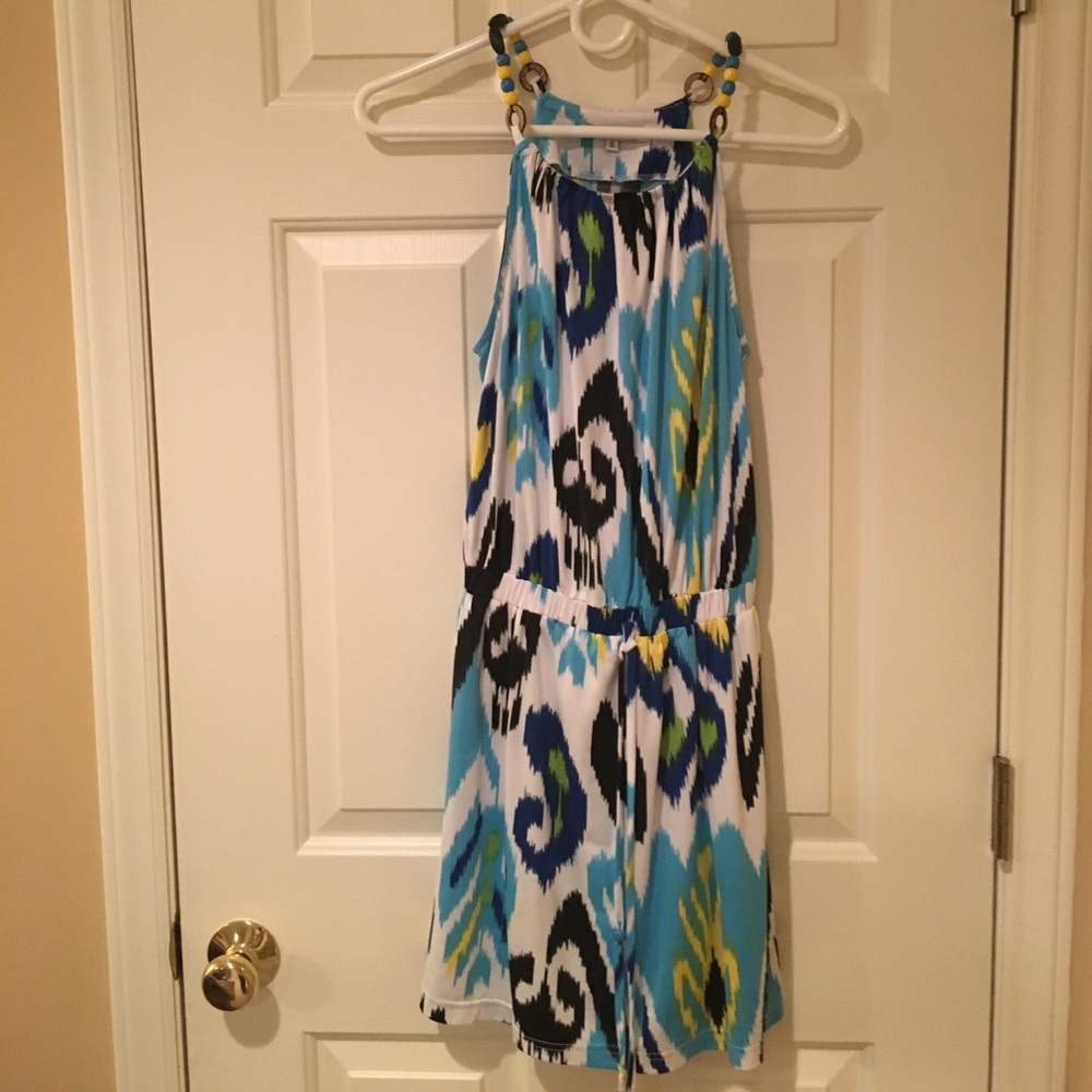 Ikat print dress