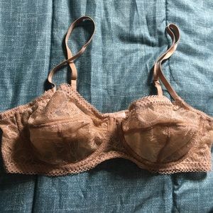 Calvin Klein Tan Lace Bra