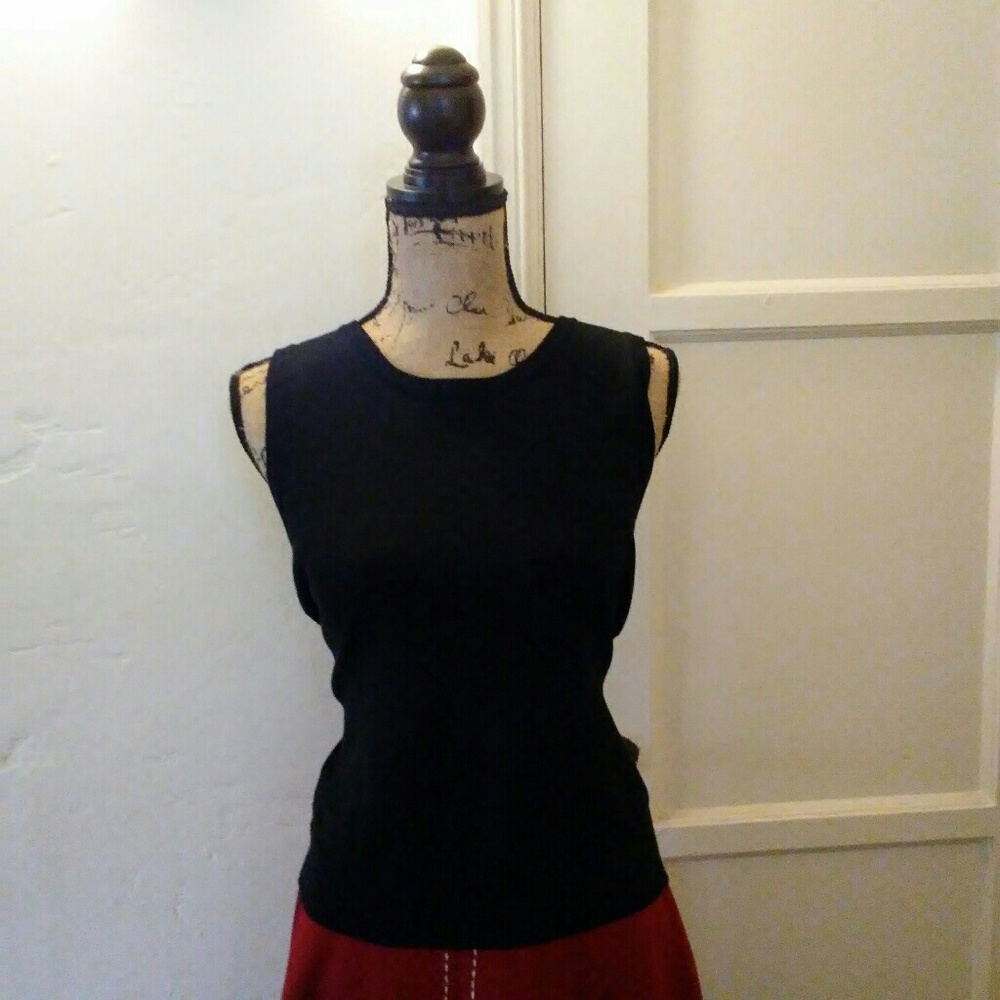 Classic black pinup sweater top