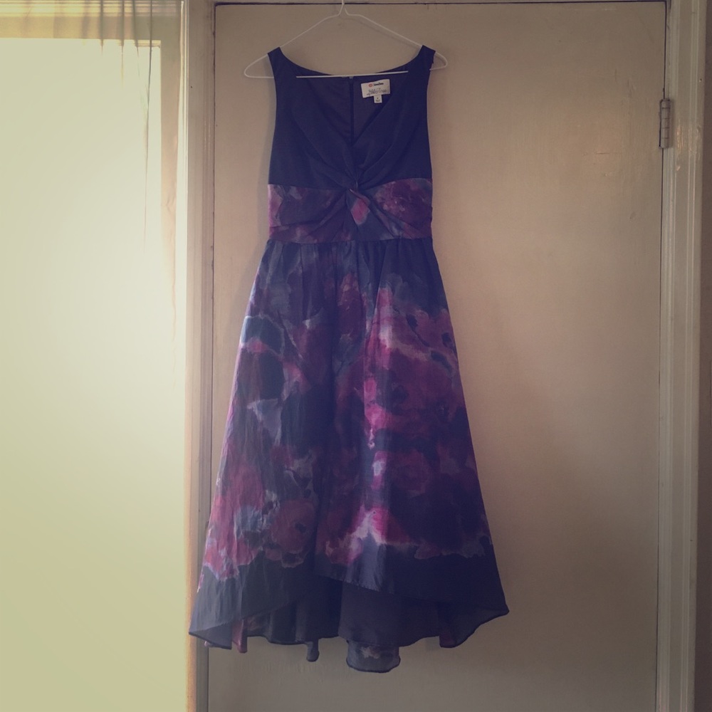Norman Marcus for Target Purple/Blue Floral Dress