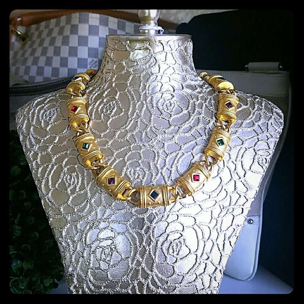 Bejeweled choker