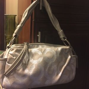 Coach bag (silver)