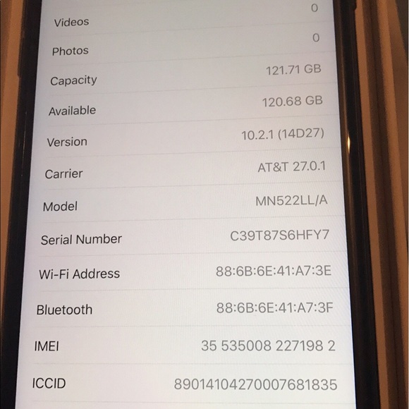 iPhone 7 Plus 128GB Matte Black NEW AT&T only - Picture 3 of 4