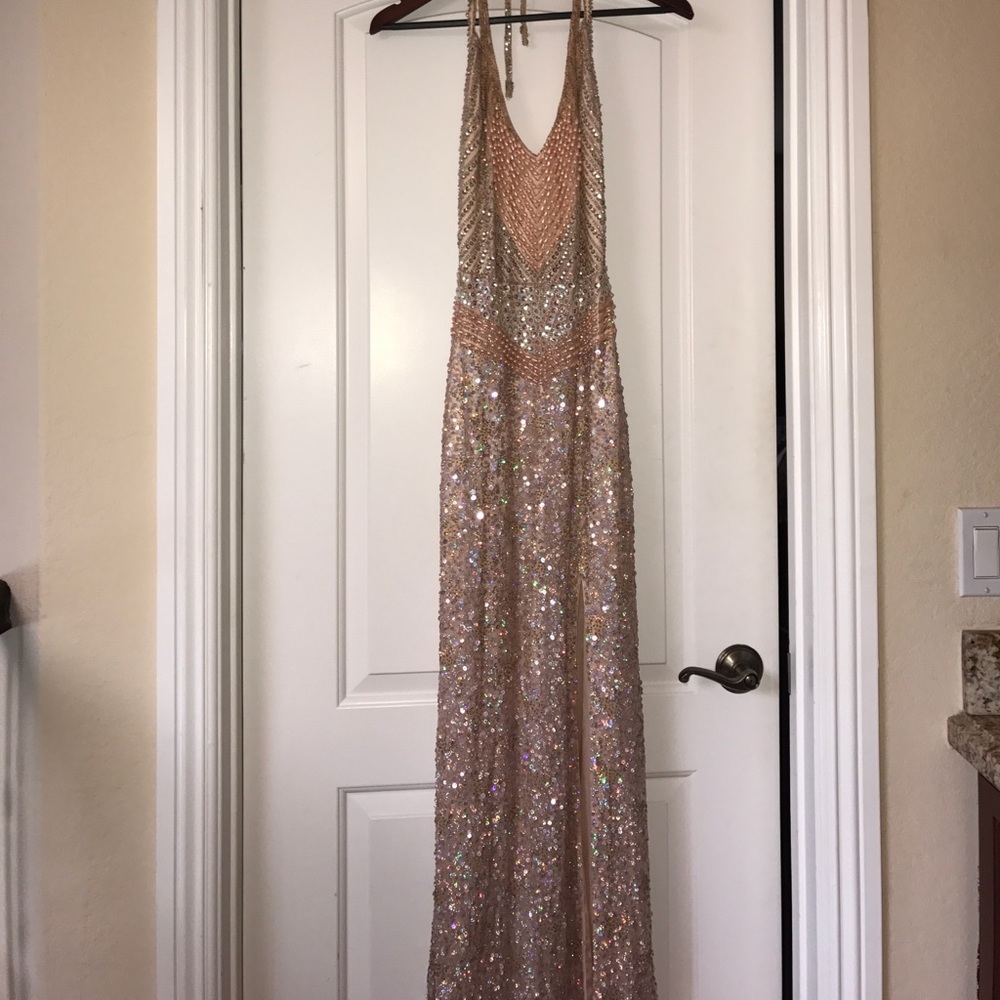Beautiful beaded evening gown