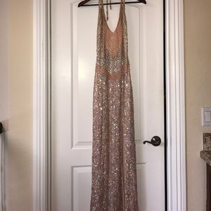 Beautiful beaded evening gown