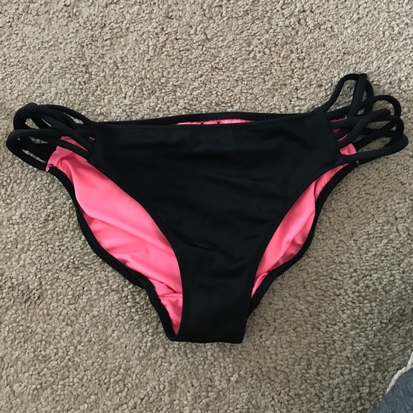 strappy side bikini bottom