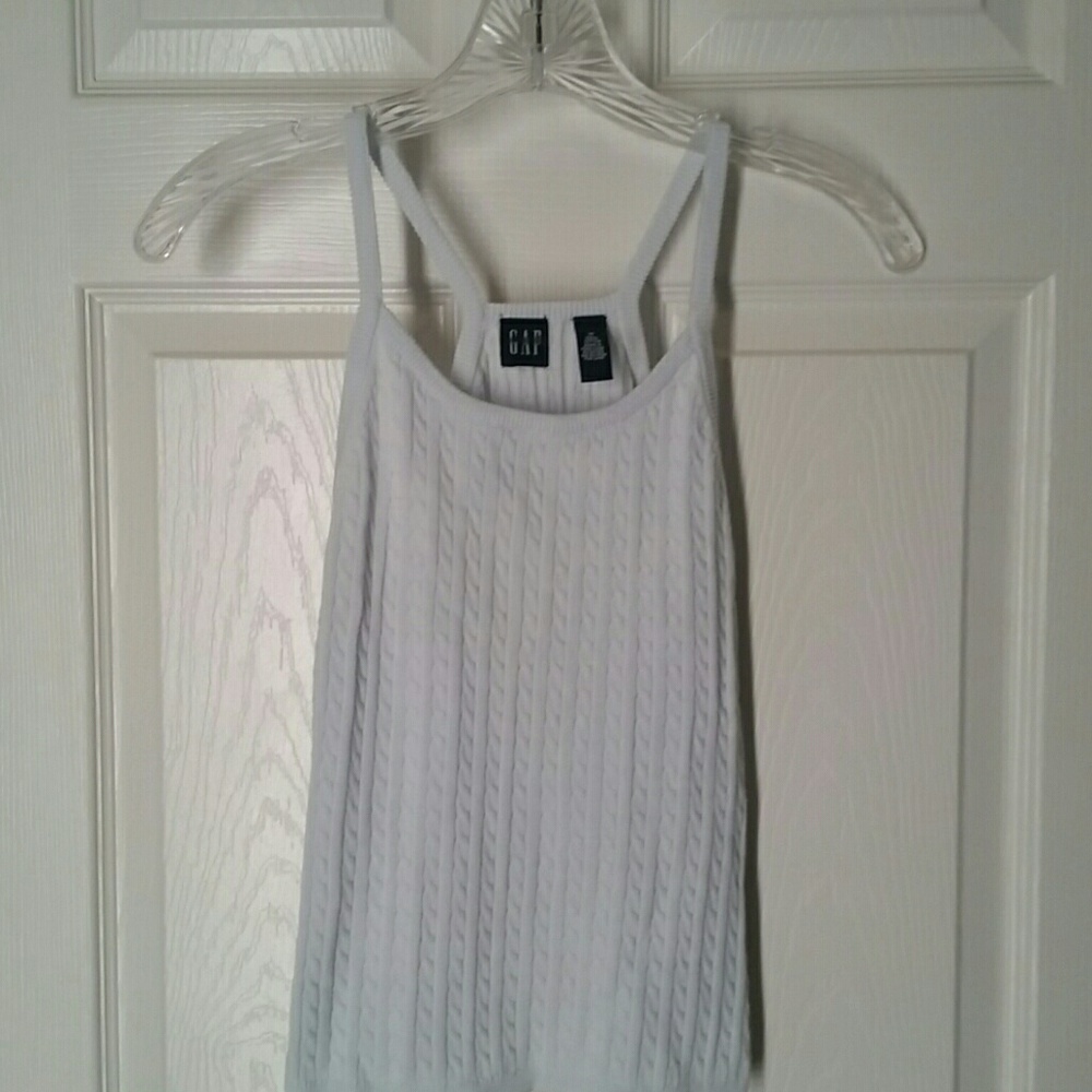 Gap light sweater tank