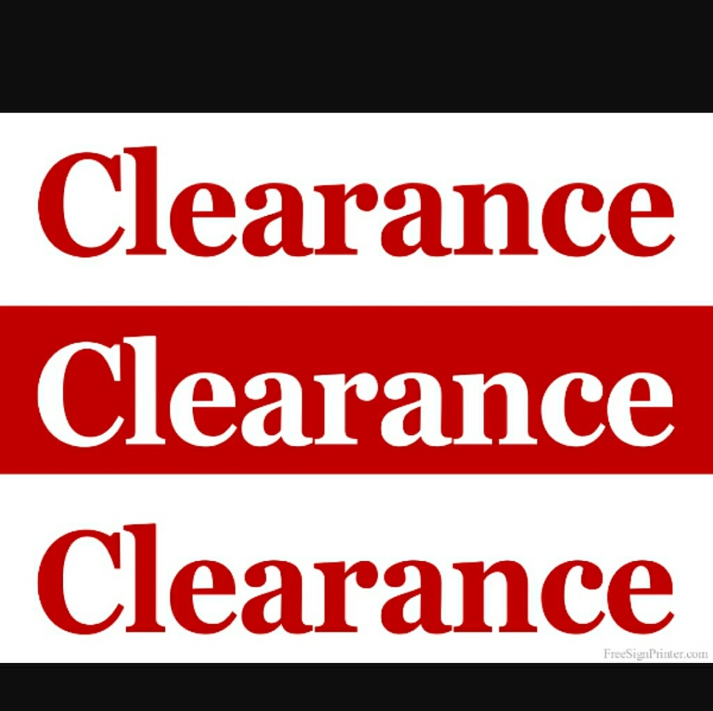 **FINAL MARKDOWNS** CLEARANCE ON ALL OF MY ITEMS!!