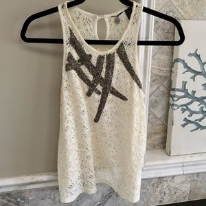BKE Boutique | Detailed Lace Tank