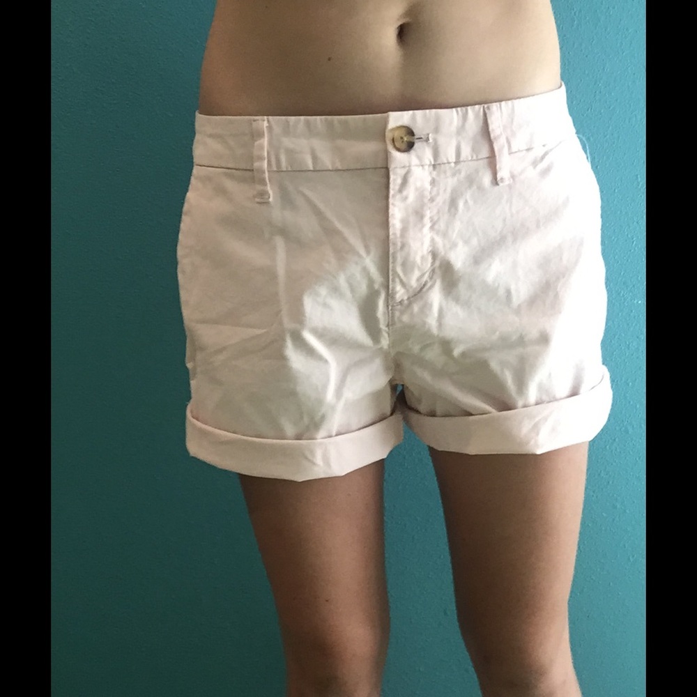 Baby pink expedition shorts
