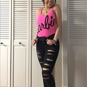 pink barbie shirt