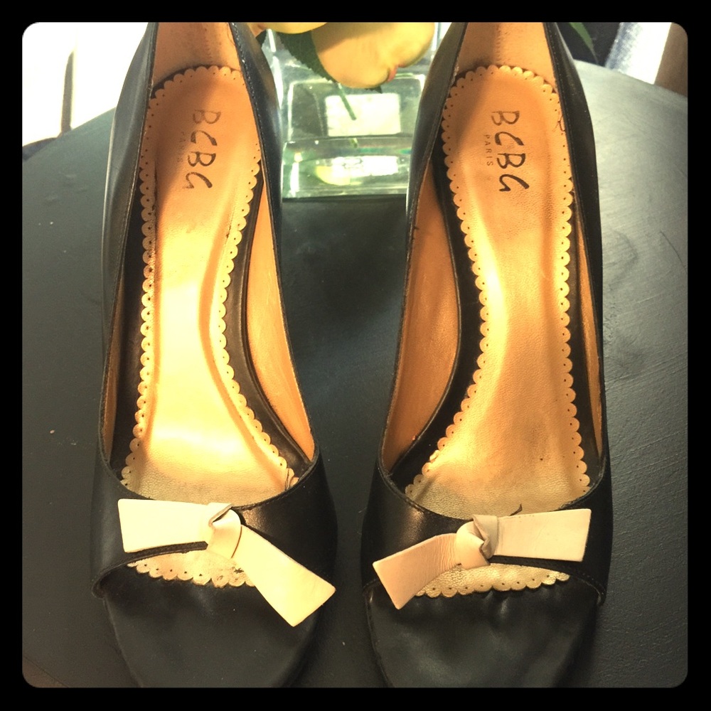 BCBG Open Toe Heels