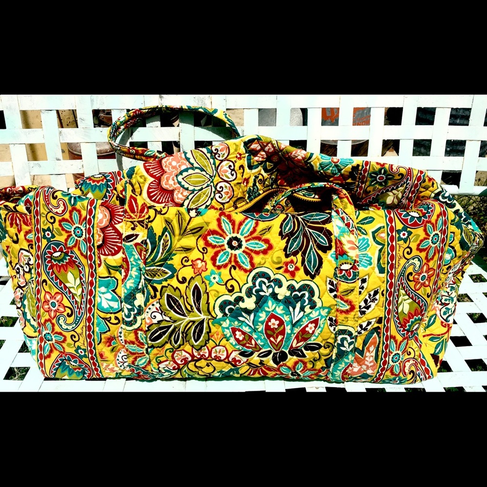 Brand New Vera Bradley Deluxe Duffel